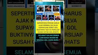 sepertinya persib hsrus ajak kembali!! david da Silva dan ciro!! agar tidak seret lagi!!?, #short