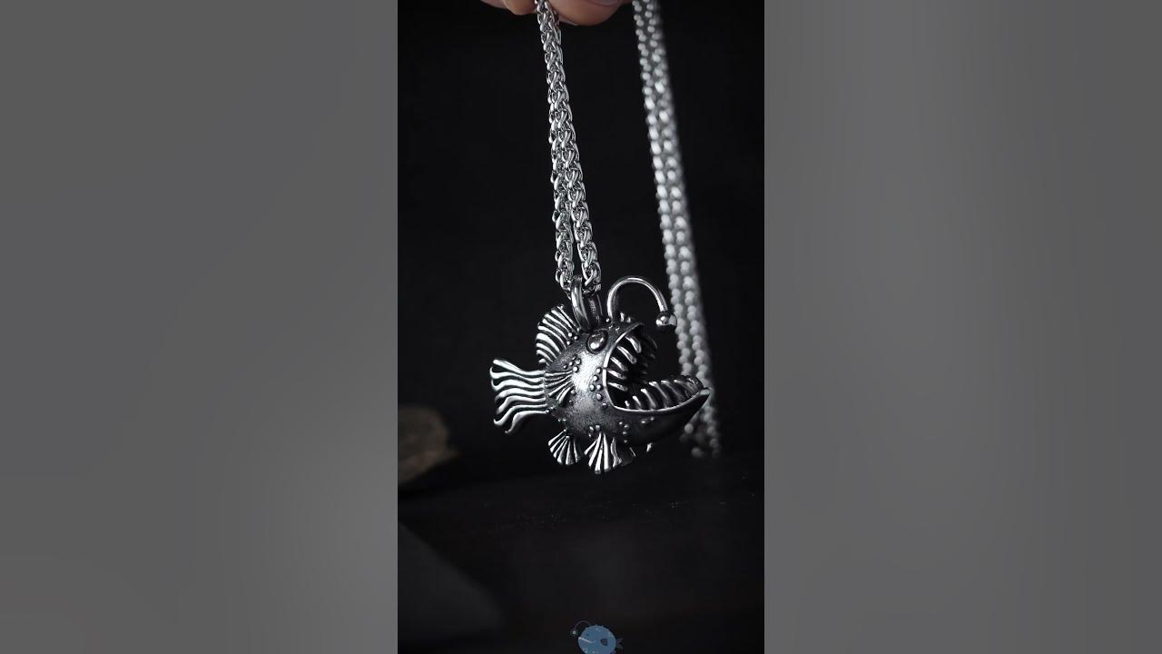 🐟 Кулон "Риба вудильник" - YouTube