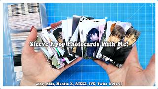 Sleeve Kpop Photocards With Me! ☁️ Prepping for the 1st Sorting PC Video of 2026!