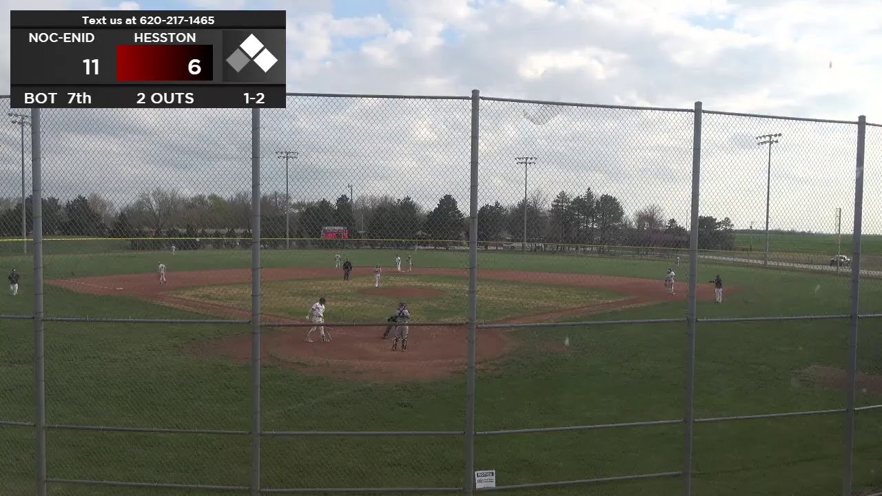 Hesston College Baseball vs. NOCEnid Game 2 4/6/2021 Win Big Sports