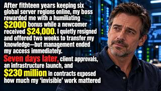 My Boss Gave Me a $2,000 Bonus After 15 Years—Then Locked Me Out Before a $230 Million La