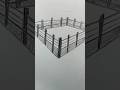 Farm Fence 02 Points Perspective Drawing Art Viral Pencildrawing 