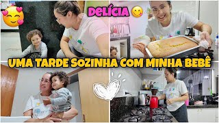 VOLTANDO A ROTINA APÓS UMA SEMANA DOENTE 🤧 ELE FOI TRABALHAR NO FDS | FIZ BOLO DE LARANJA 🍊 