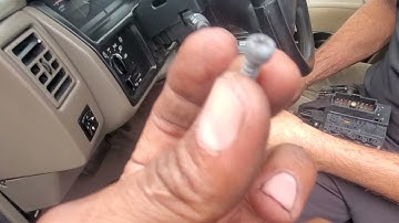 1994 Jeep Grand Cherokee turn signal switch removal