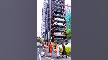 Tower parking building automated parking solutions vertical smart parking system