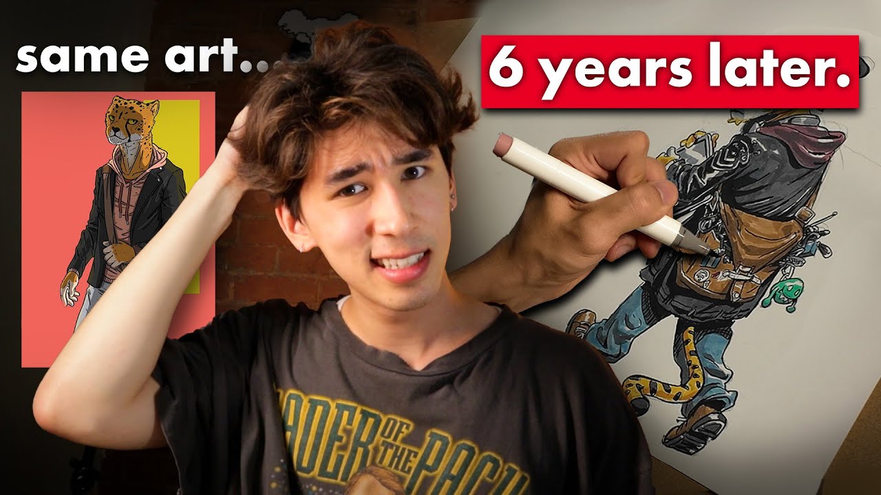 how much did my art improve in 6 years? - YouTube