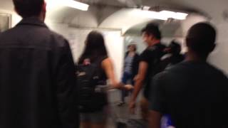 String Musicians at the Metro in Paris