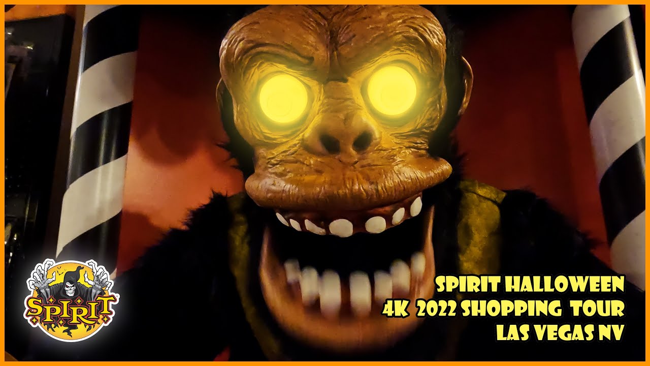 Scary Spirit Halloween 2022 Las Vegas NV Animatronics Store Tour 4K