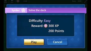 Spider Solitaire - March 27, 2026 - Microsoft Daily Challenge - Solitaire screenshot 3