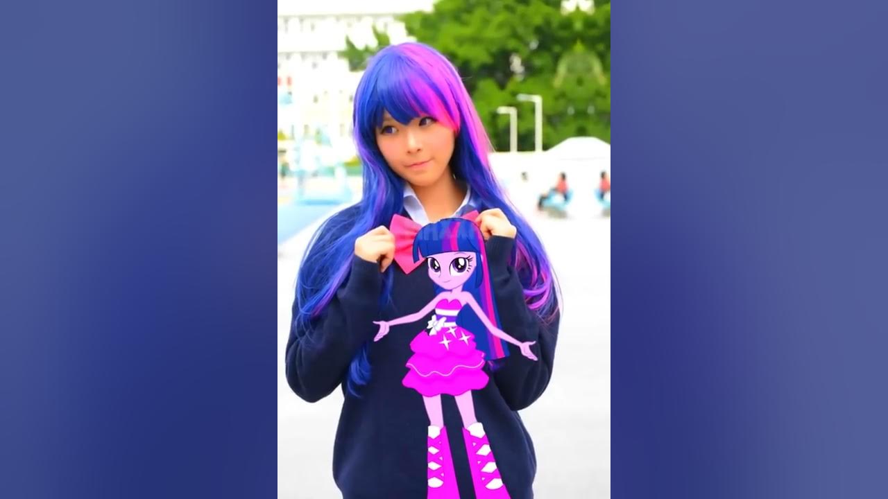 MLP EG Girl's Singing Simpapa Parubila💞 #mylittlepony #mlp #twilight