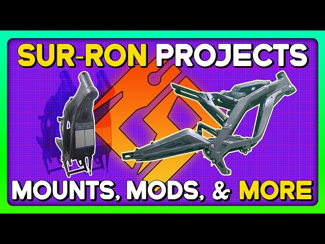 Sur Ron Mod Ideas / I was sent a Sur Ron Frame! Lets see what I can make. -  YouTube