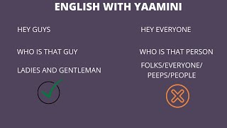 SMALL CORRECTIONS IN ENGLISH | ENGLISH WITH YAAMINI