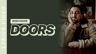 Noah Kahan - Doors [Lyrics Video]