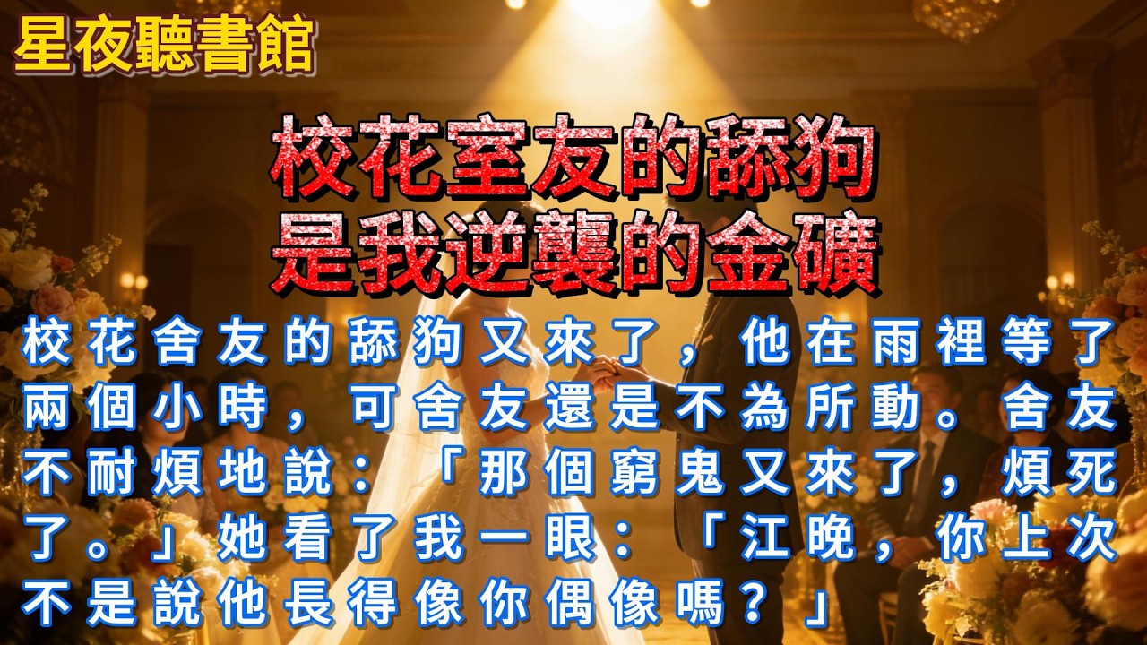 《校花室友的舔狗，是我逆襲的金礦》校花舍友的舔狗又來了，他在雨裡等了兩個小時，可舍友還是不為所動。#爽文 #一口氣看完 #小說推文 #小說 #重生故事