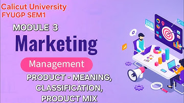 MARKETINGMANAGEMENT|CALICUT UNIVERSITY|BBA|FYUGP|SEMESTER 1|1ST YEAR|