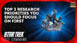 Top 3 Research Priorities You Should Focus on First | How to Play Star Trek Fleet Command