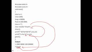 C Programming Series Lecture 3 format specifier in c