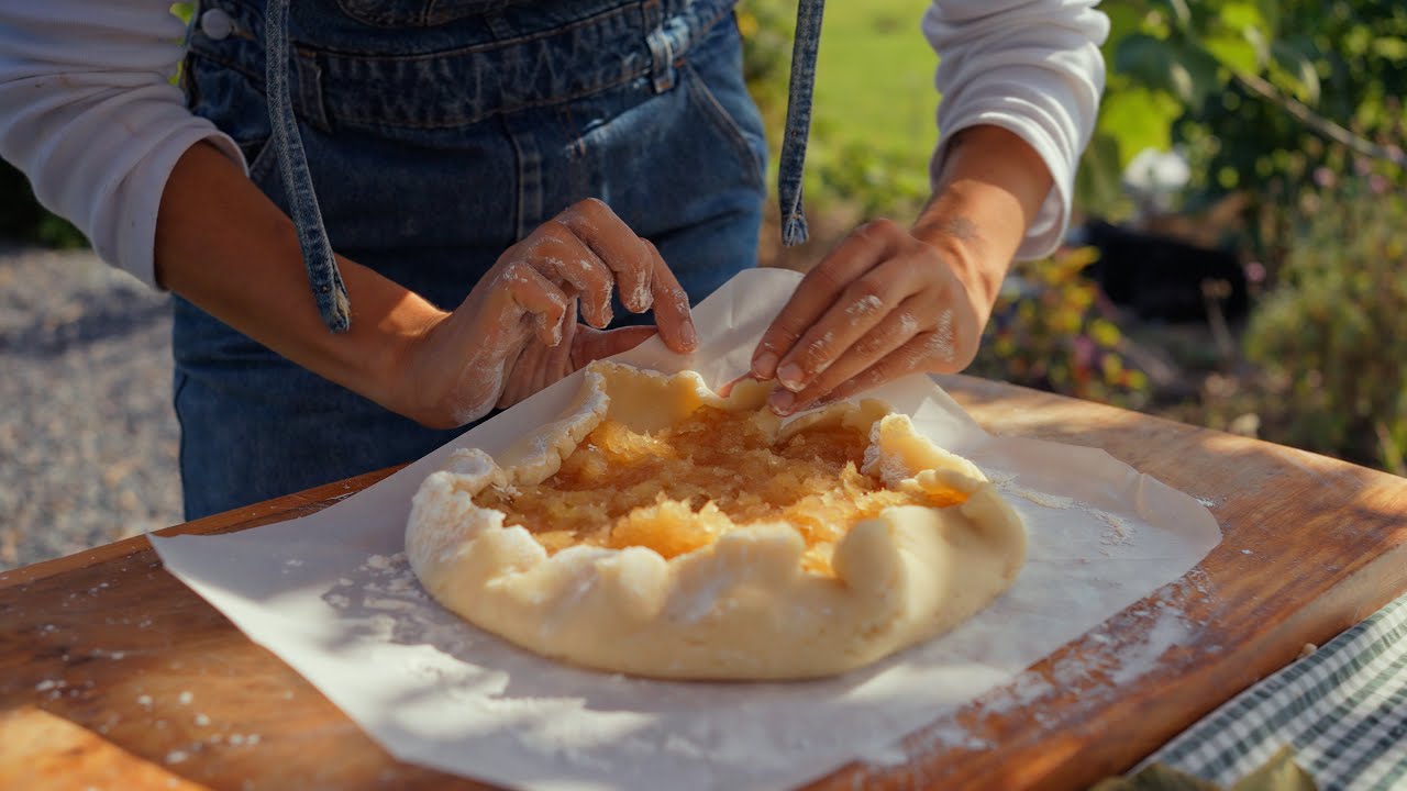 COSECHA DE MEMBRILLOS | rituales de otoño en el campo | dulce y tarta casera huerta y tour de flores