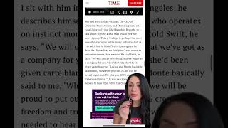 Taylor Swift On Falling Out With Scott Borchetta & Scooter Braun! #taylorswift #timemagazine Net Worth