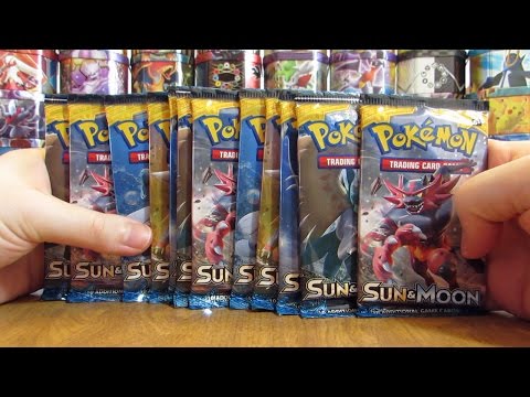 12 Pokemon Sun and Moon Booster Pack Opening