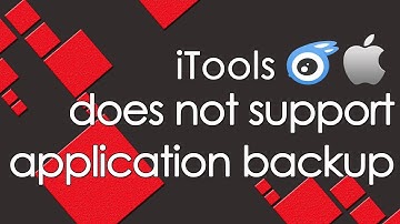 itools problem ios9 does not support application backup