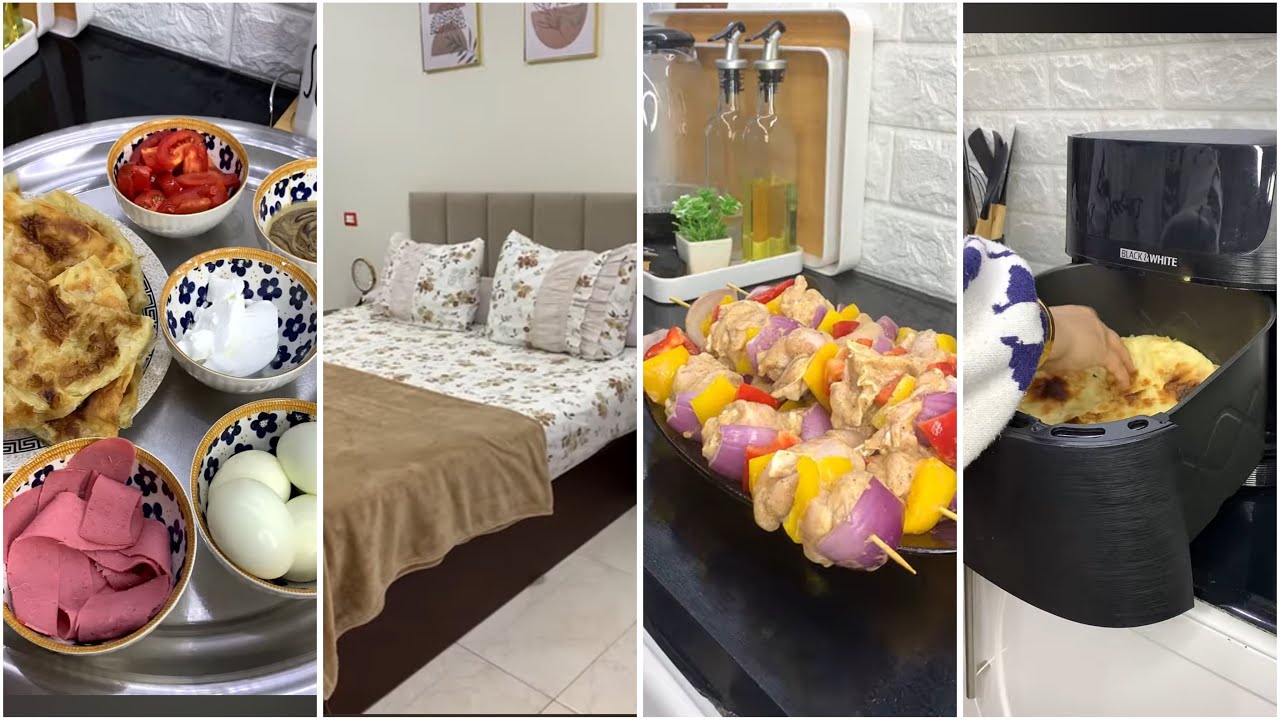 روتين يوم مسائي روقت البيت كله قبلها بيوم عشان ورانا تطعيم🫣💉