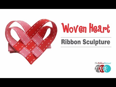 DIY Heart 2 Ribbon Sculpture 