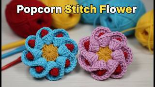 Crochet Flower| Crochet Tutorial #crochet