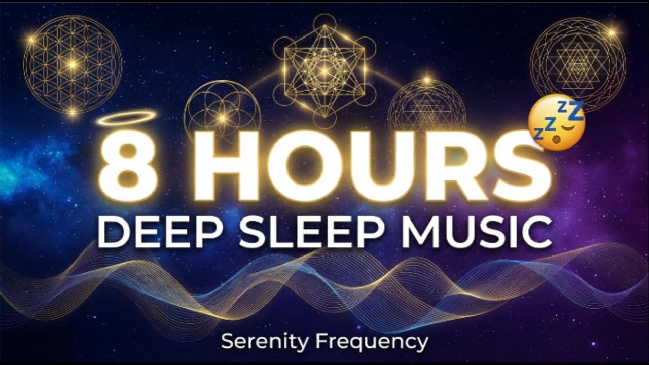 8 Hours Deep Sleep Music ✨ 432Hz Healing Frequency | Stress Relief, Insomnia | Serenity Frequency