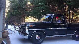 1969 Ford F100 Cold Start with 390 FE, Comp 270 Cam, Flowmaster 44&#39;s, 2.5&quot; exhaust