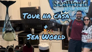 Tour pela casa na Disney + Sea World - Primeiro e segundo dia da viagem para Disney - Orlando