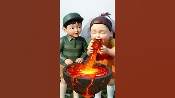 Squid Game Eating Colorful Dragon Gummies Edible Slime ASMR #asmrRainbow #squidgame #squidgame2 #ai