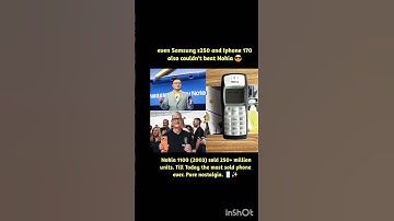 "Nokia 1100 – The Phone That Even iPhone & Samsung Couldn