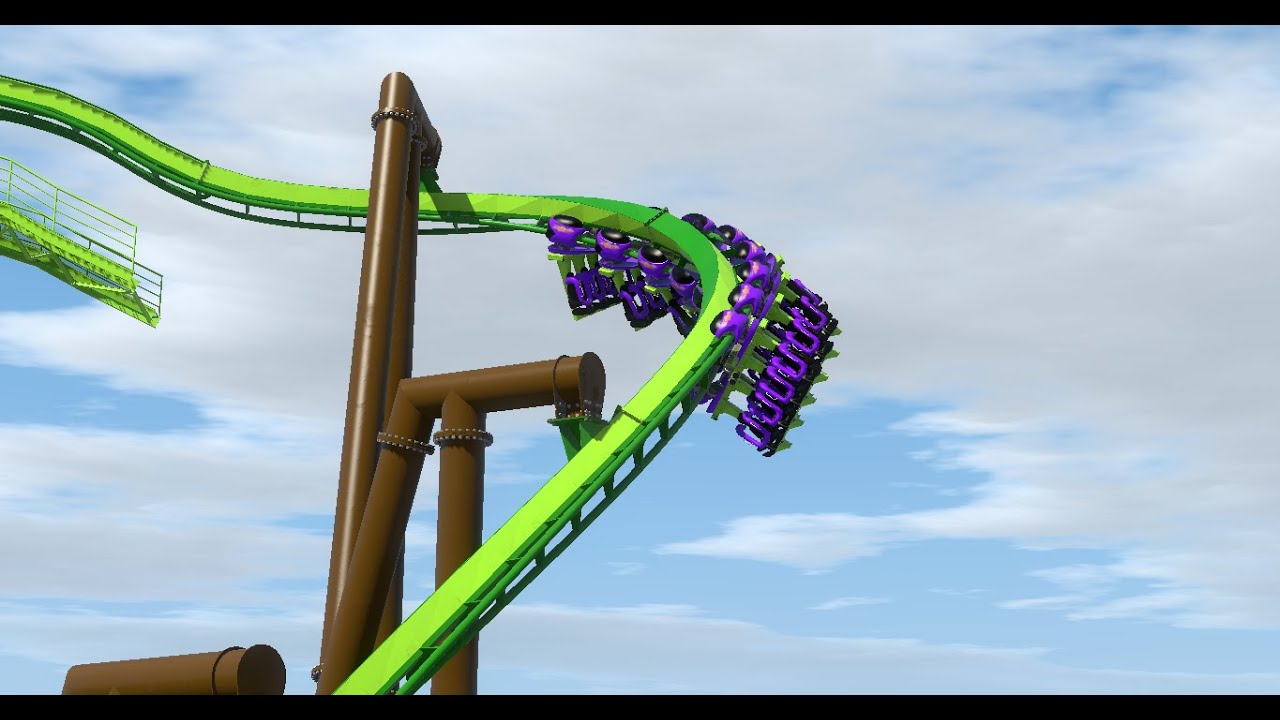 Forest Flyer POV 1999 B&M Inverted Roller Coaster - YouTube