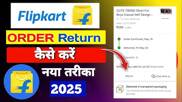 flipkart product return refund 2025 | Flipkart se order return kaise kare 2025 | refund in account