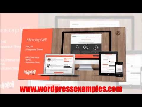 Minicorp Wordpress Theme - Corporate Wordpress Theme Minicorp WP