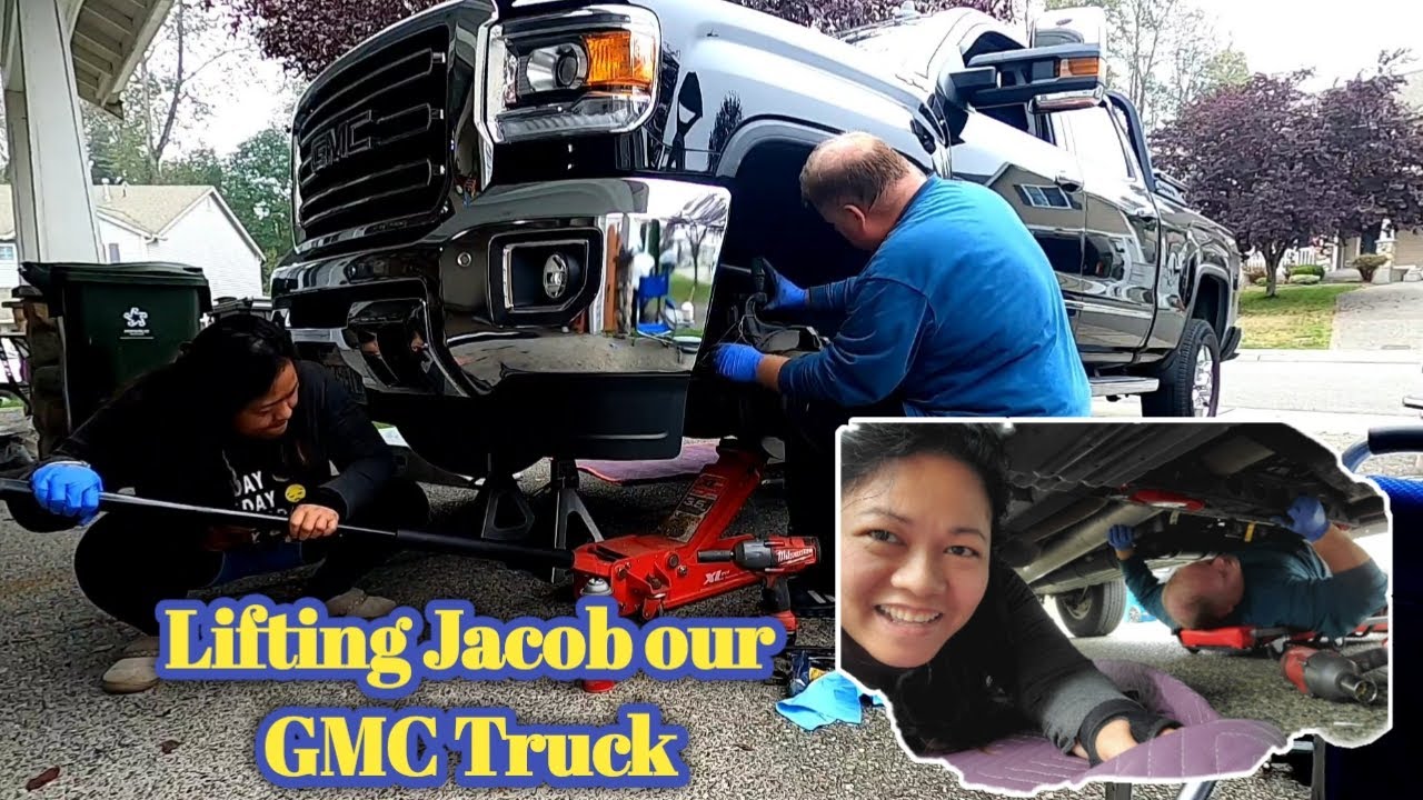Part 1 GMC Sierra 2500 HD Front end Lift with Suspension Maxx Leveling Kit DIY YouTube