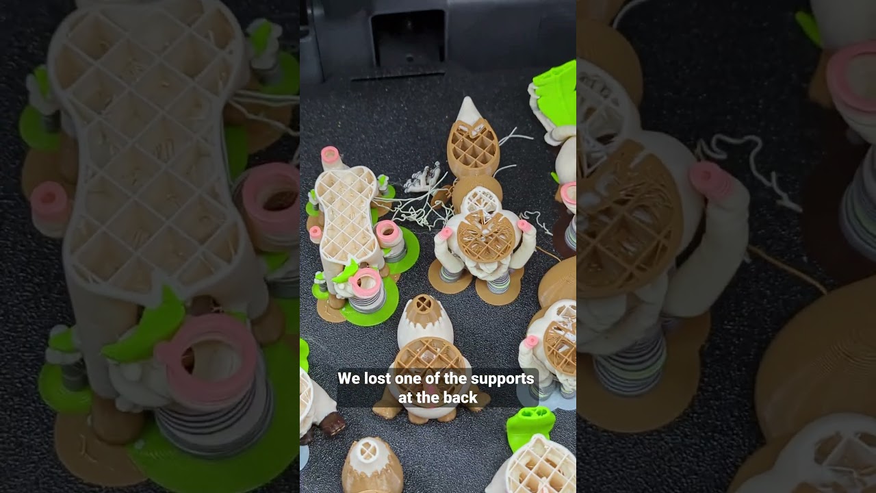 3D printing Eevee and Leafeon Pokemon, day 2