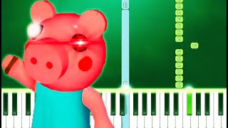 Piggy Roblox Menu Theme (Piano Tutorial Easy)
