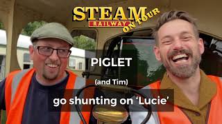 Tim Dunn & Paul 'Piglet' Middleton Shunting with Lucie at the NYMR Annual Steam Gala 2021