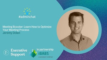 Jeremy Dolan - Meeting Booster: Learn How to Optimize Your Meeting Process