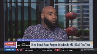 DeAngelo Hall STRONG REACT Drew Brees & Aaron Rodgers didn't make NFL 100 All-Time Team