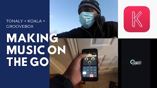 Using an iPhone to capture ideas on the go | Groovebox, TONALY, KOALA Sampler screenshot 1