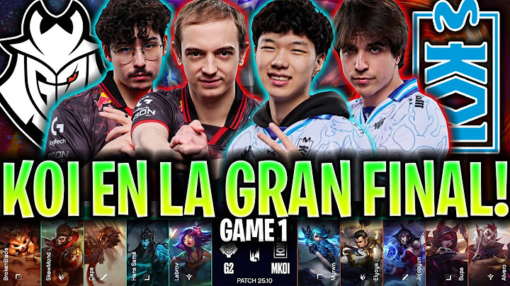 COMIENZA LA GRAN FINAL DE EUROPA!😱ELYOYA PRIME HA VUELTO?🔥 - G2 vs KOI Game 1 LEC 2025 FINAL KNEKRO