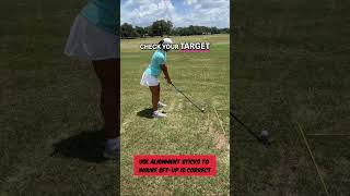 Amazing Practice Tip for Straighter Shots #shorts