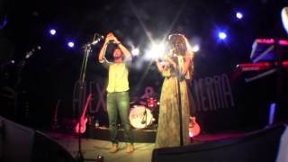 Alex & Sierra-Alex taking a picture of the crowd! (Live at the Sinclair Cambridge, MA)