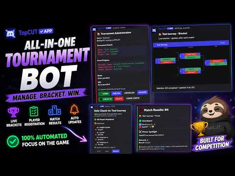 Tournement Discord Bot Feature!! -- ANY new features On USER demands!!