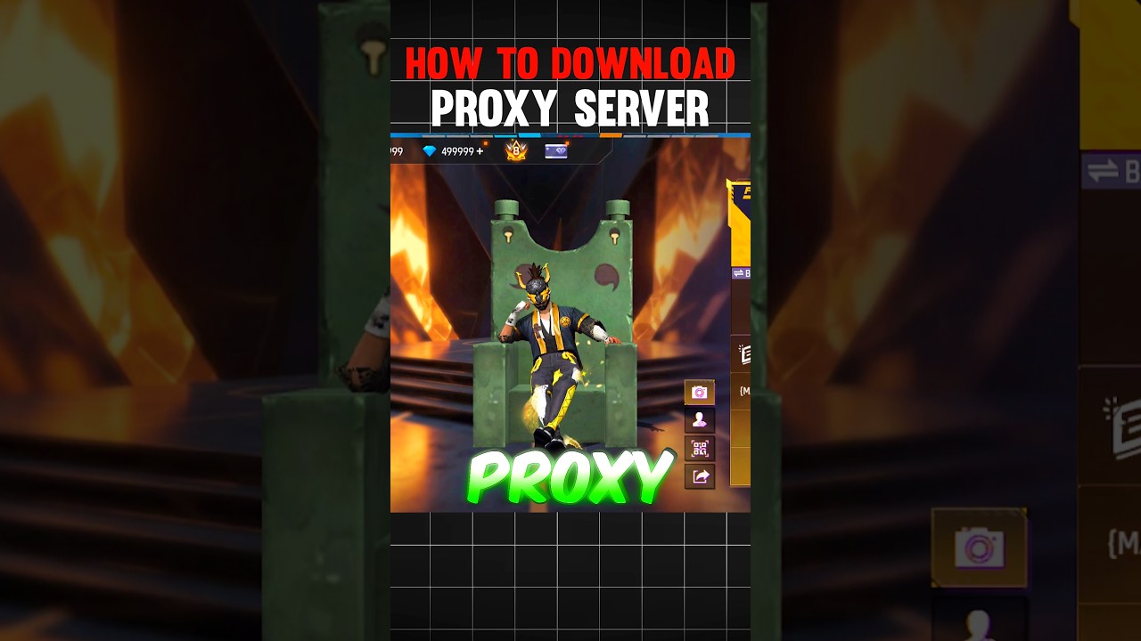 HOW TO DOWNLOAD PROXY SERVER IN FREE FIRE 💯😱🔥 | free fire proxy server | proxy server free f #shorts