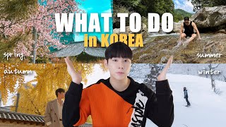 What Locals Do In Korea Each Season