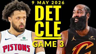 Pistons vs Cavaliers Playoffs Game 3 - May 9, 2026 | FULL GAME HIGHLIGHTS
